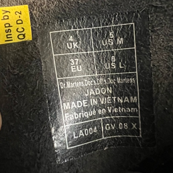 🚫SOLD!🚫NWOT |•DR. MARTENS•| JADON Black & Grey Cheetah Print Boots - Picture 12 of 15